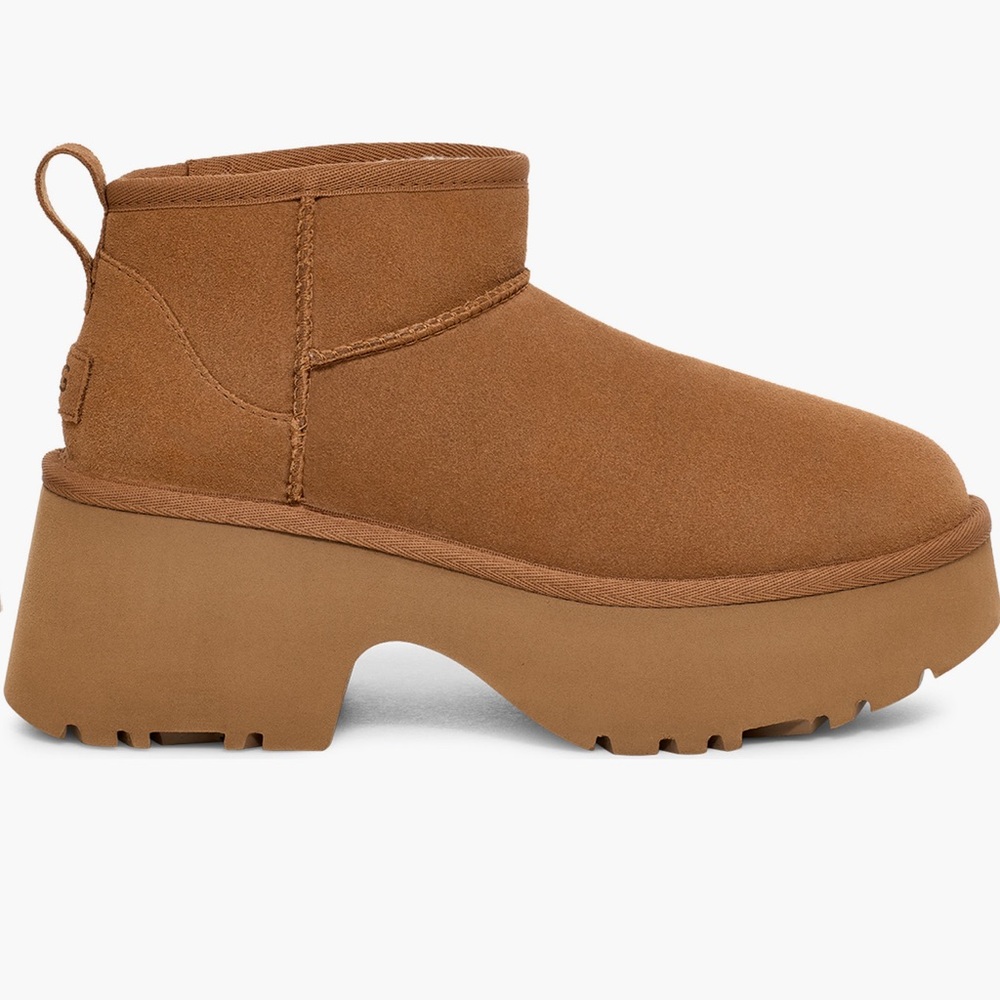 UGG Brown Platform Ankle Booties NWT - image 3